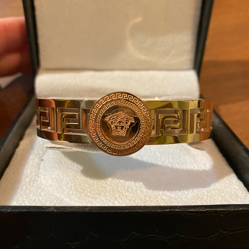VERSACE ROSE GOLD BRACELET / BANGLE